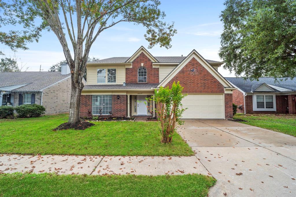 This stunning 4 bed, 3.5 bath home tucked away on a quiet cul-de-sac in Sundown Glen. The mature tree and manicured lawn add charm to the beautiful curb appeal.