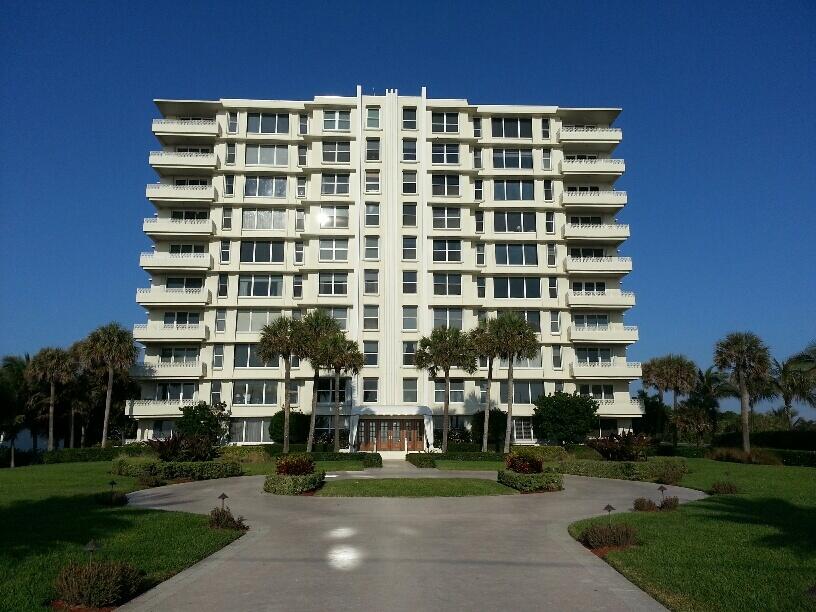 front view of a building with a yard