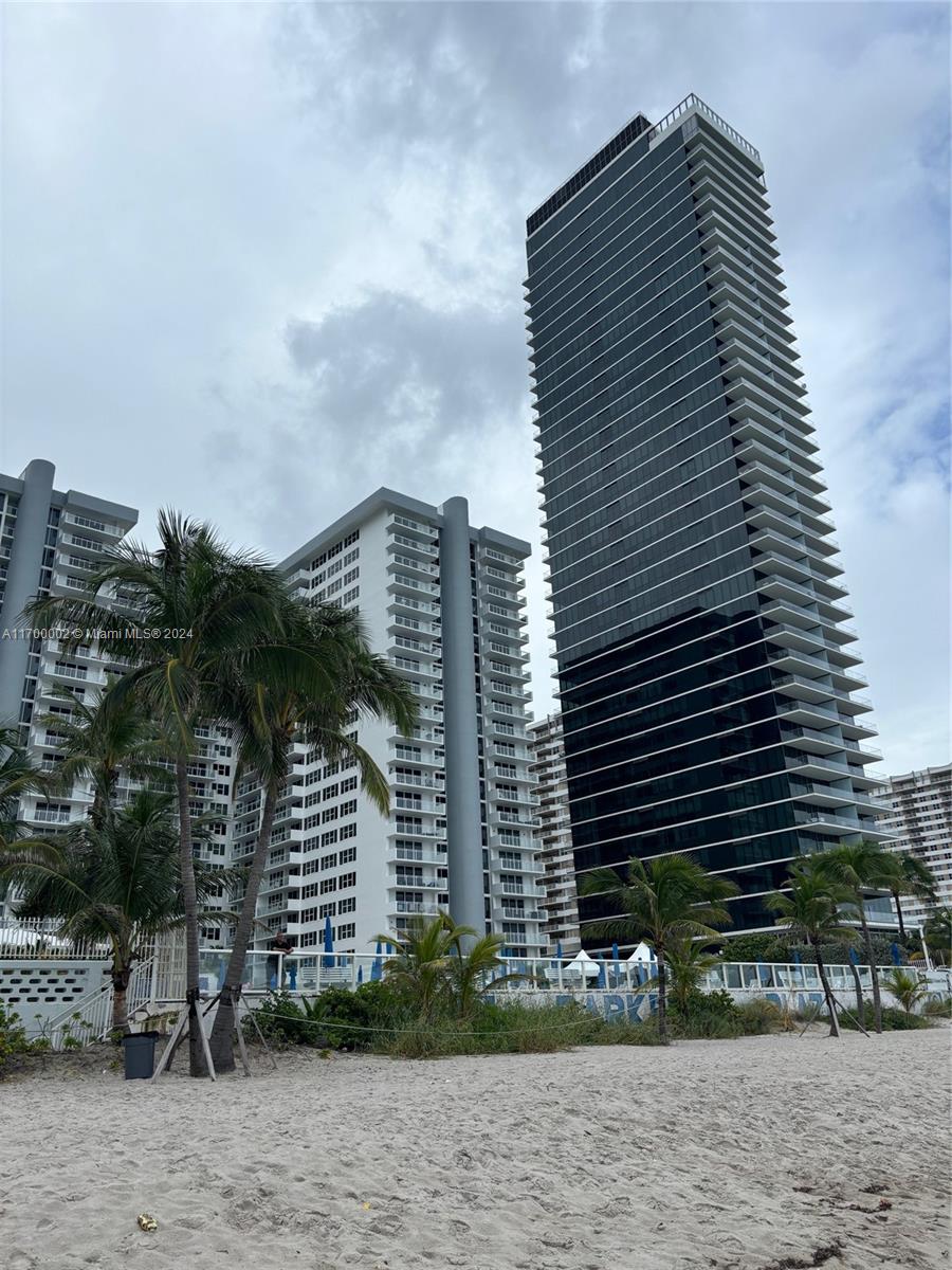 a front view of a residential apartment building