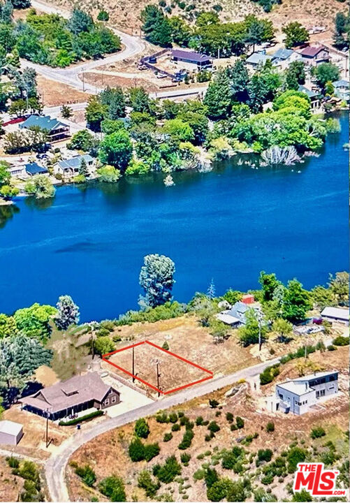 a view of a lake with an outdoor space