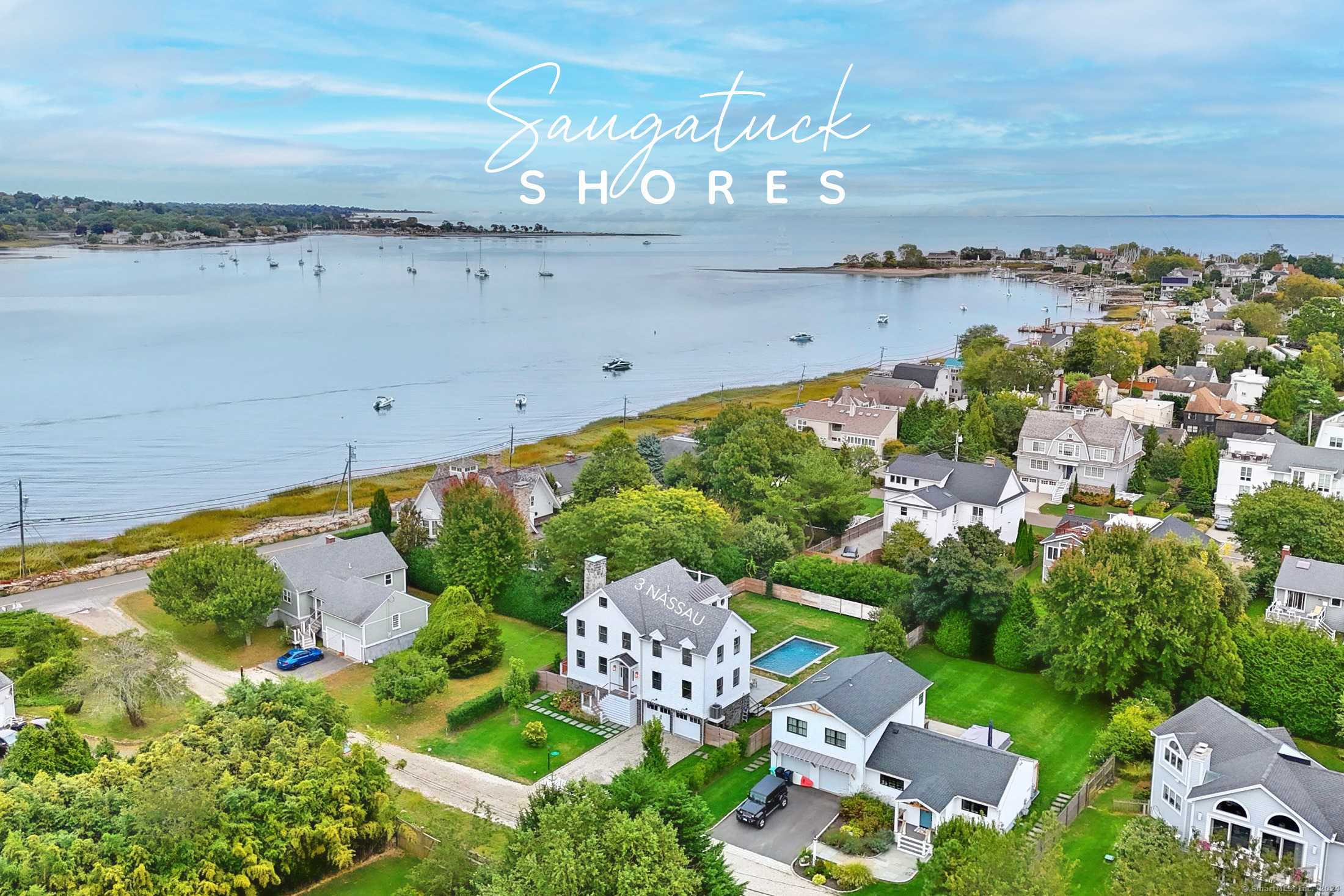 Sought after beach neighborhood of Saugatuck Shores