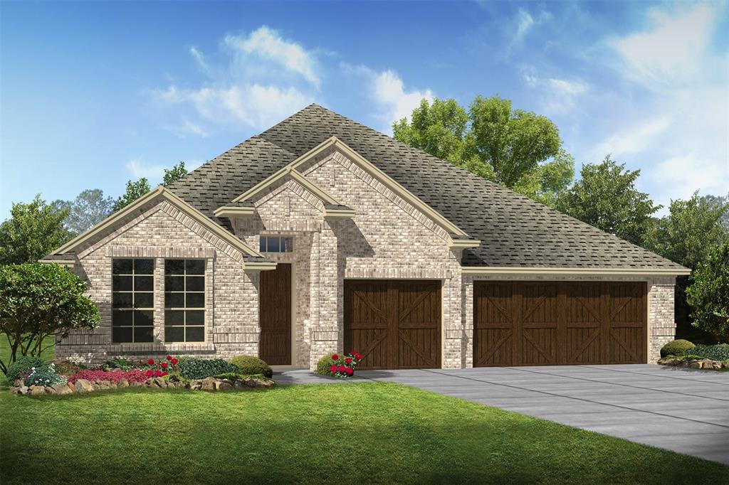 Stunning Walden home design by K. Hovnanian® Homes with elevation A in beautiful Waterstone on Lake Conroe. (*Artist rendering used for illustration purposes only.)