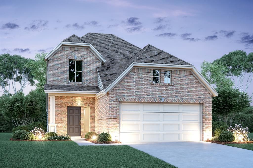 Stunning Rochester home design by K. Hovnanian Homes with elevation C in beautiful Bluebonnet Village. (*Artist rendering used for illustration purposes only.)