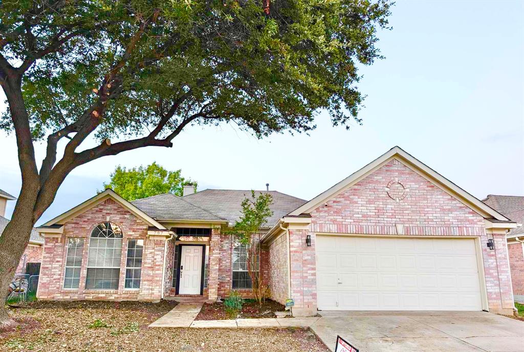 a view of a house with a tree