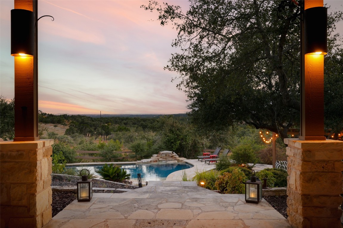 a view of outdoor space and yard