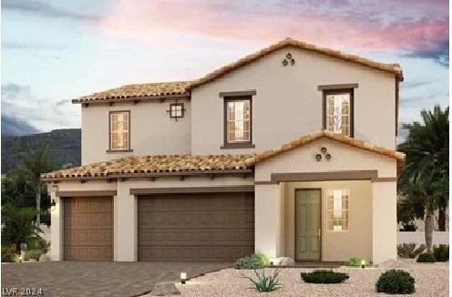 Plan 2924 - Spanish Colonial Elevation ~ Rendering