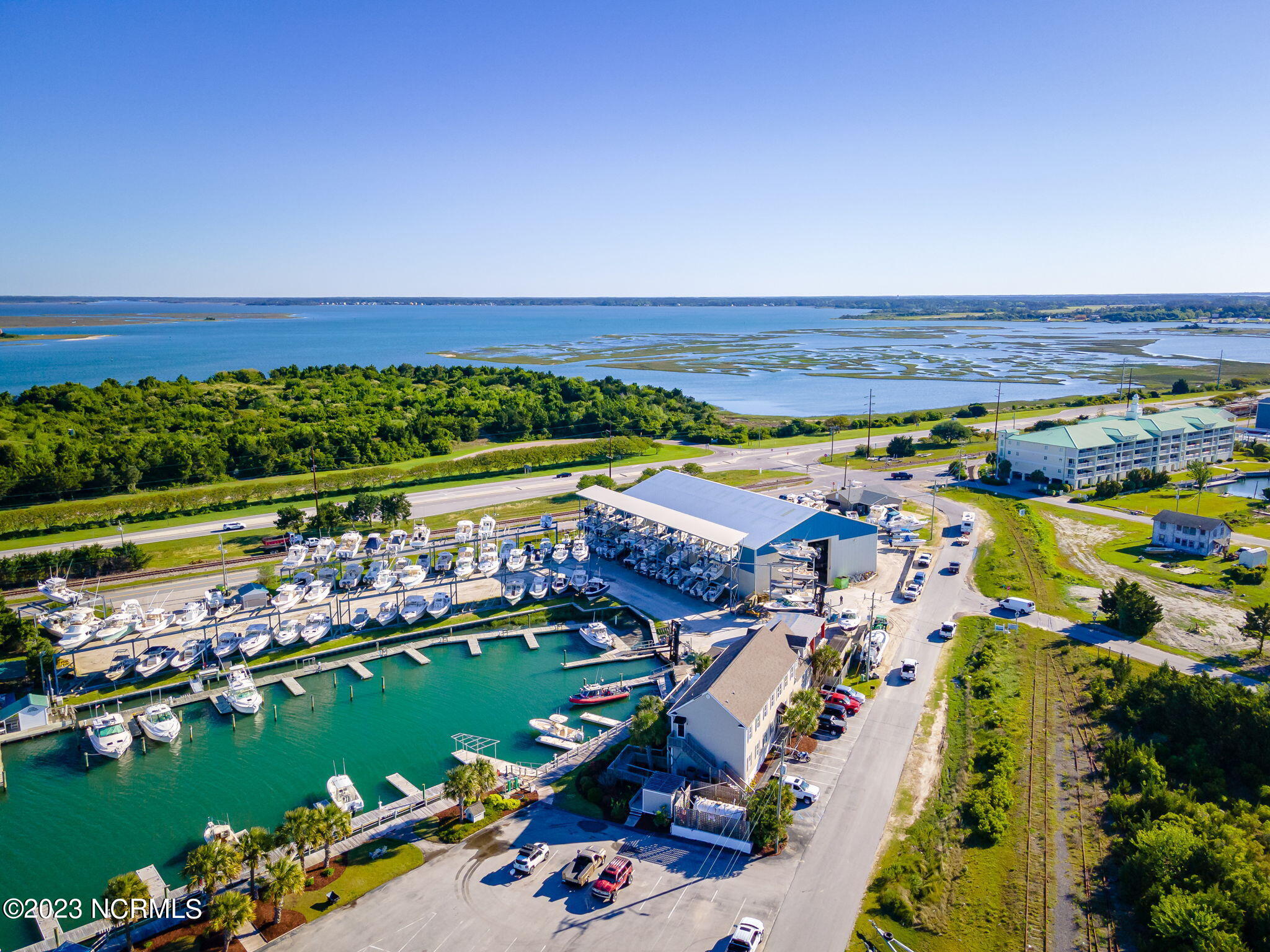 Radio Island Marina boat slip