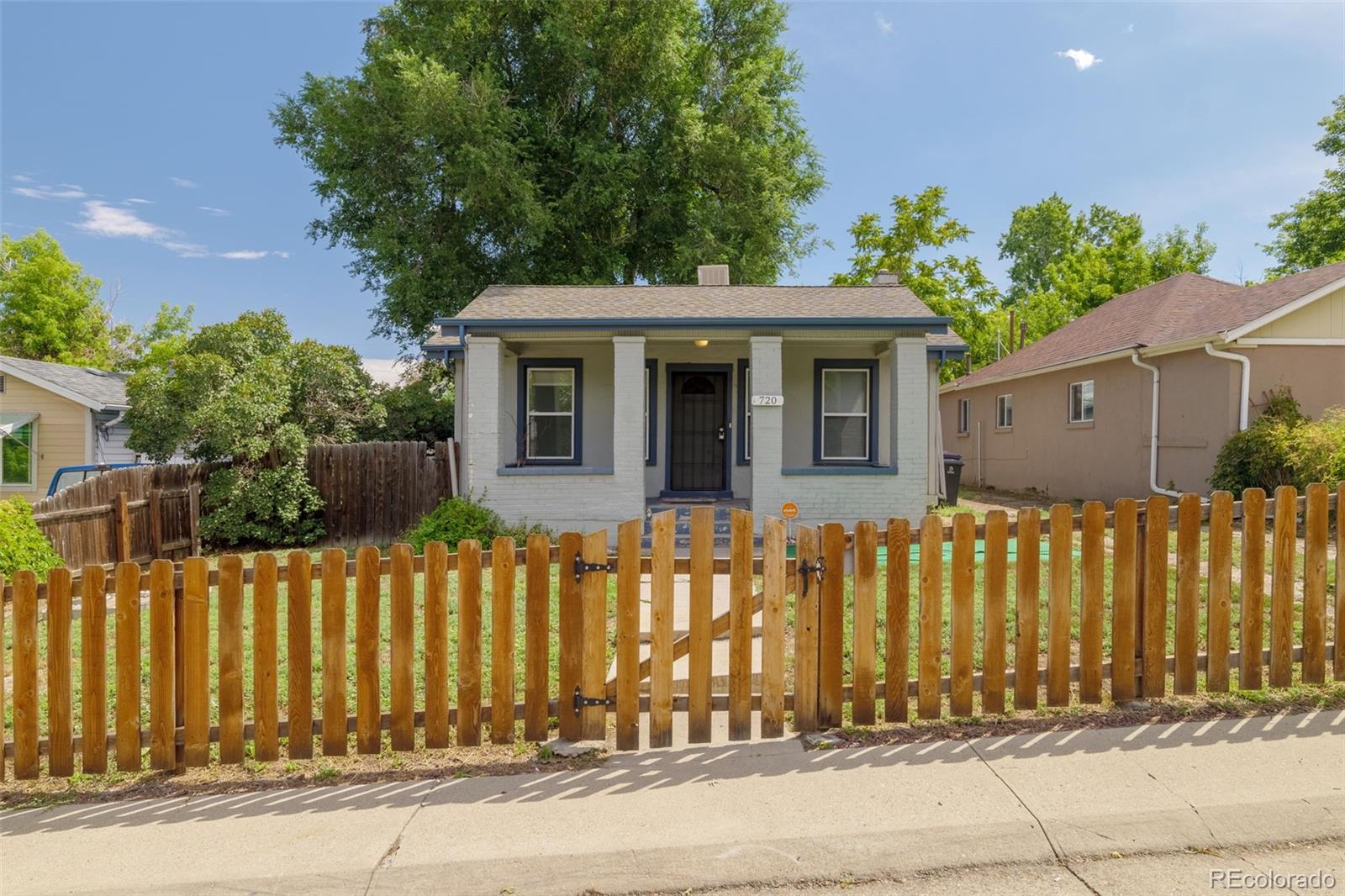 front view of a house