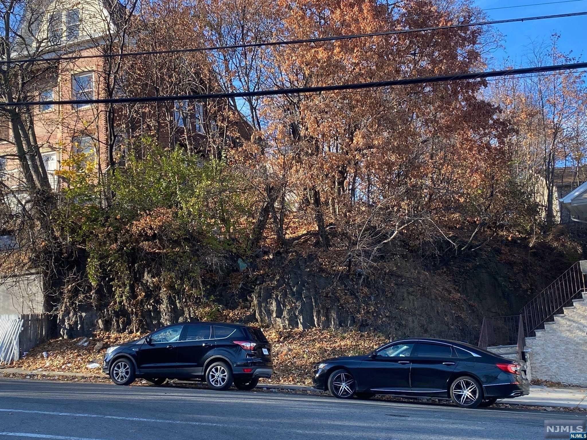 a car parked on the side of a street