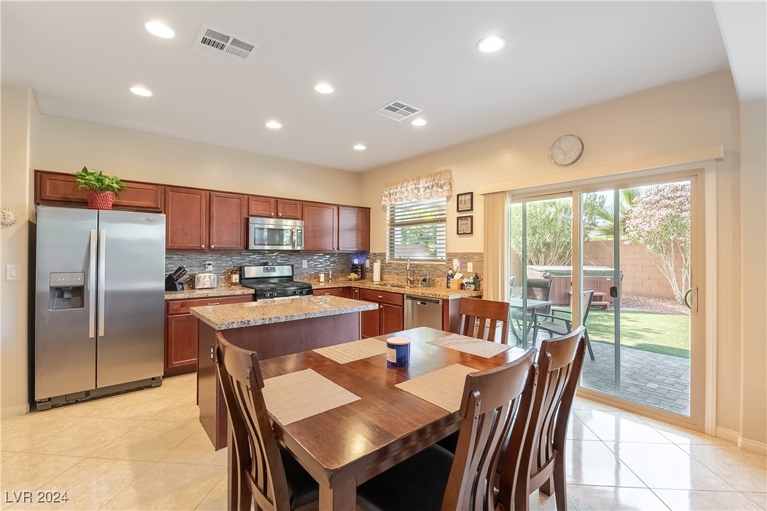 Kitchen and dining nook