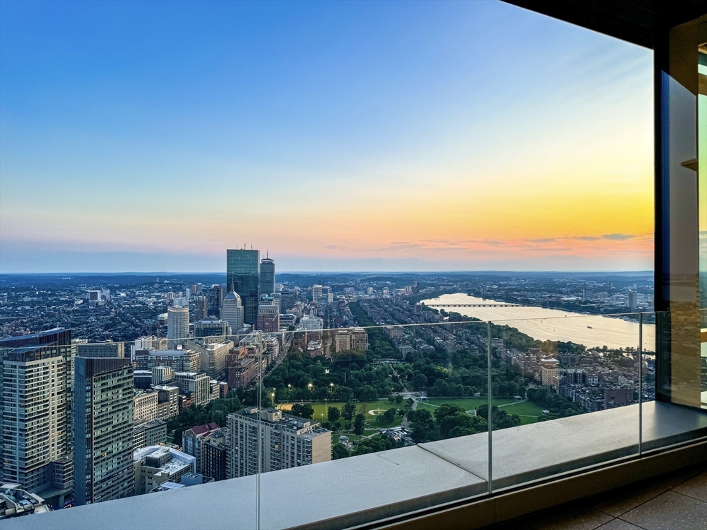 a view of a city from a window