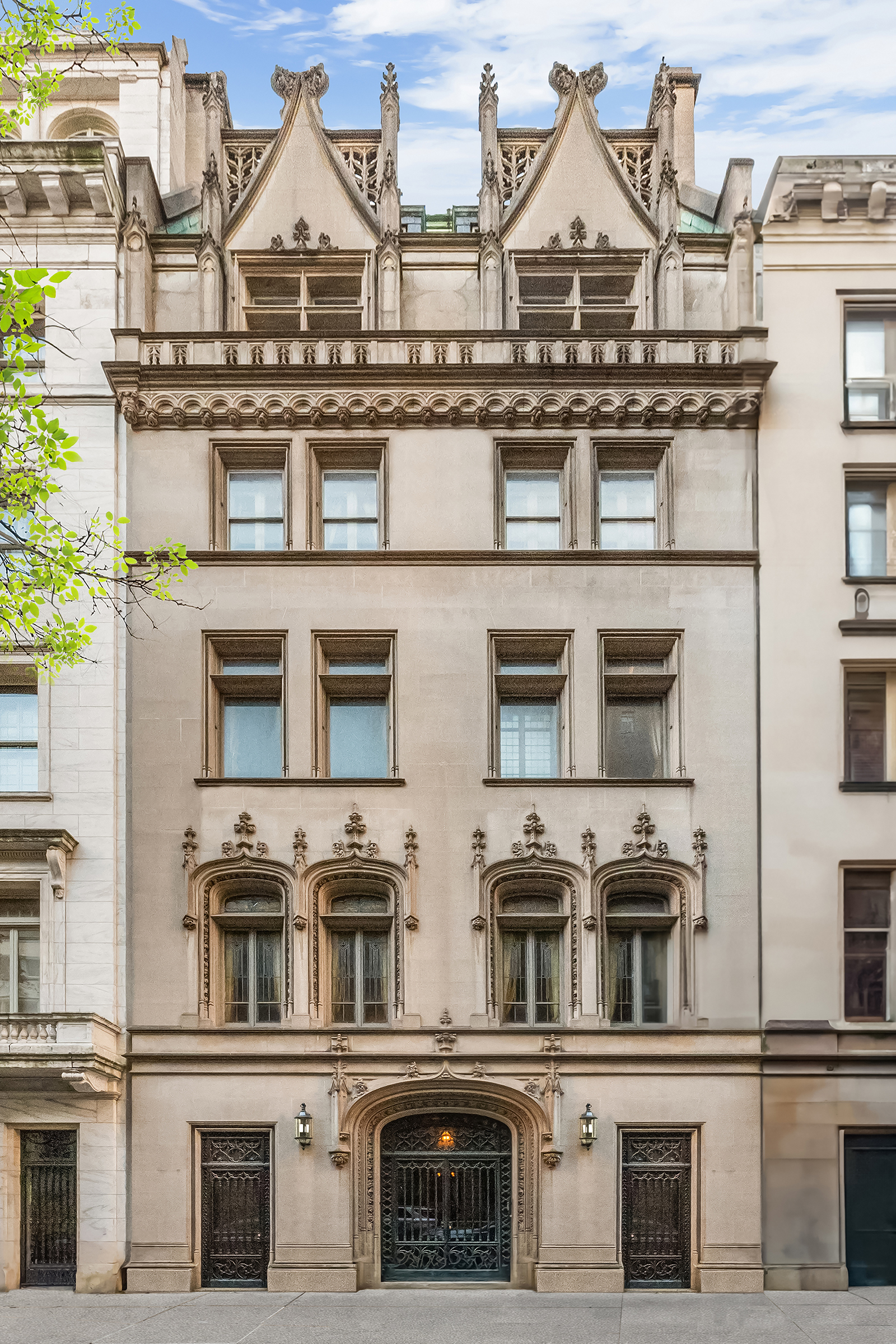 a view of a large building with a lot of windows