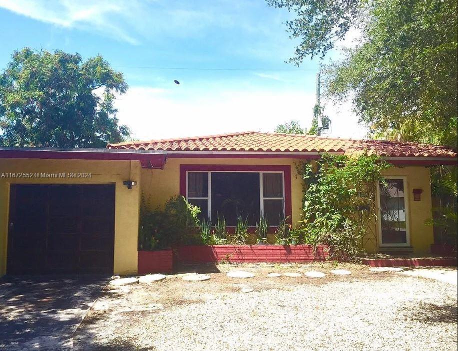 a view of a house with a patio