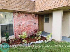 a view of a backyard with plants