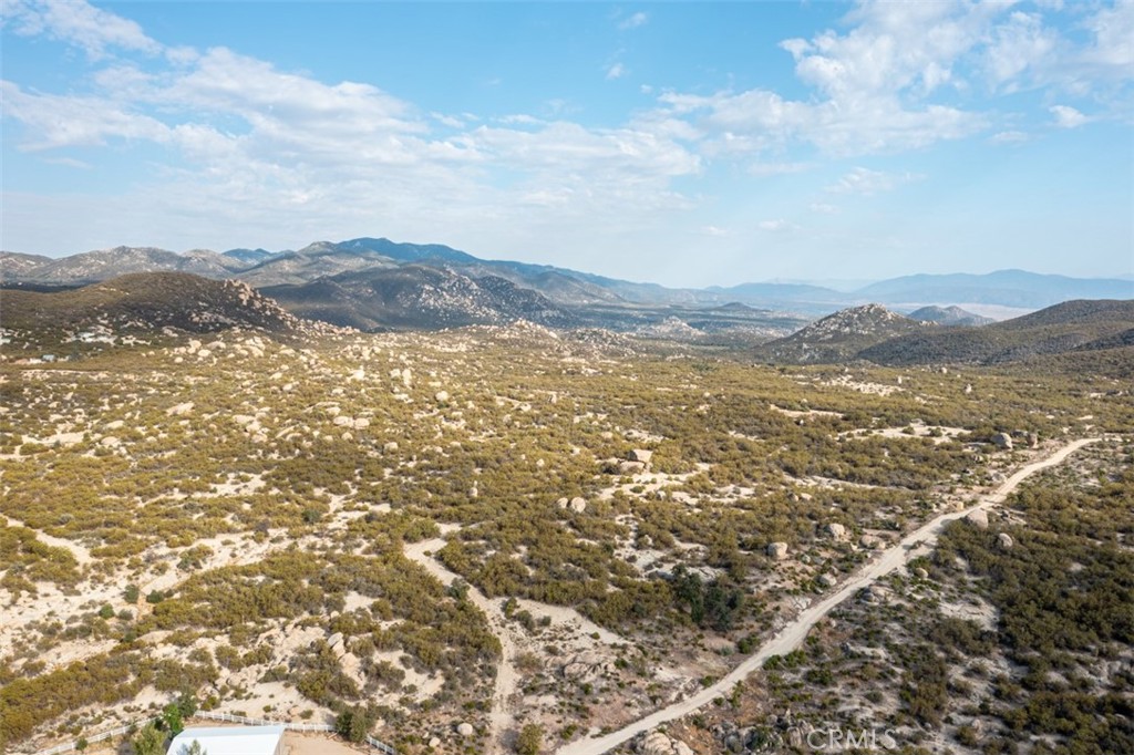 a view of city and mountain