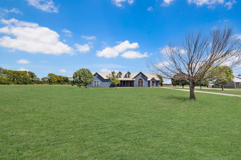 a view of a green field