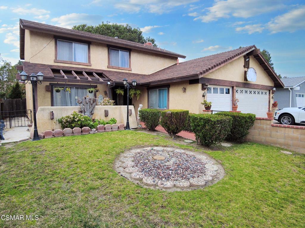 a view of a house with a patio