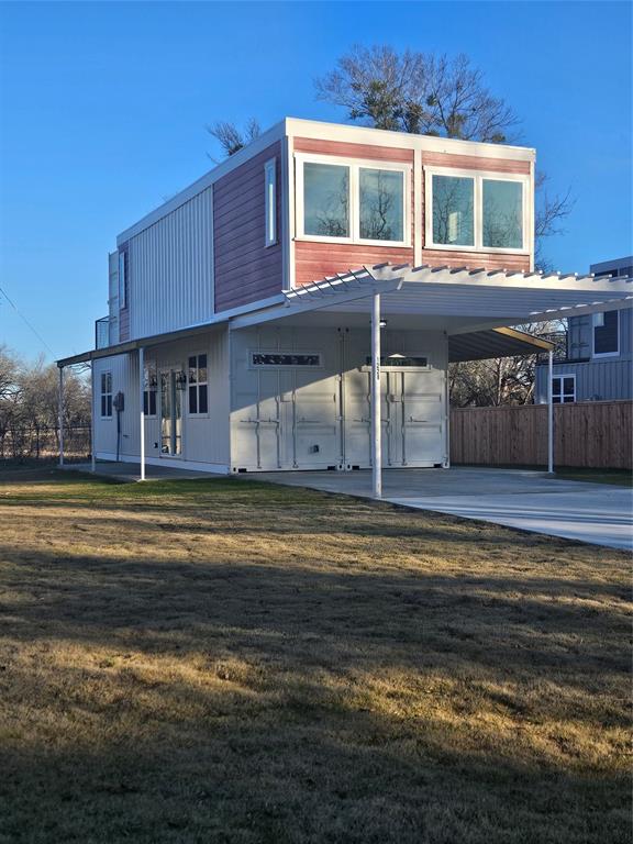 a view of a house with a swimming pool