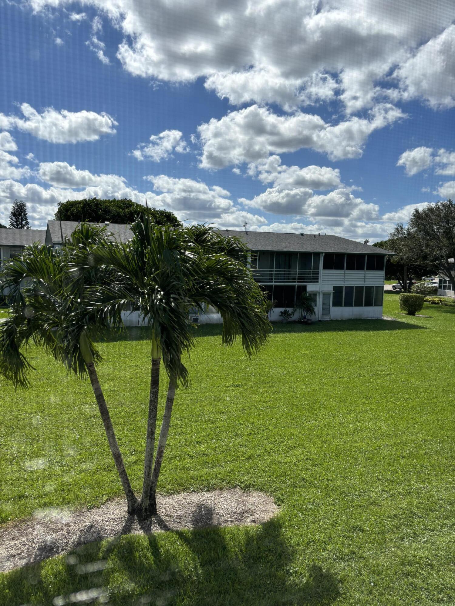 a view of a garden