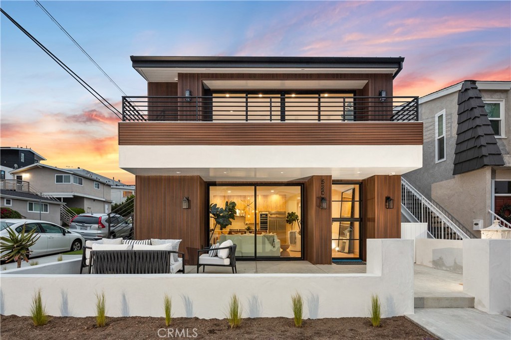 a front view of a house with a porch