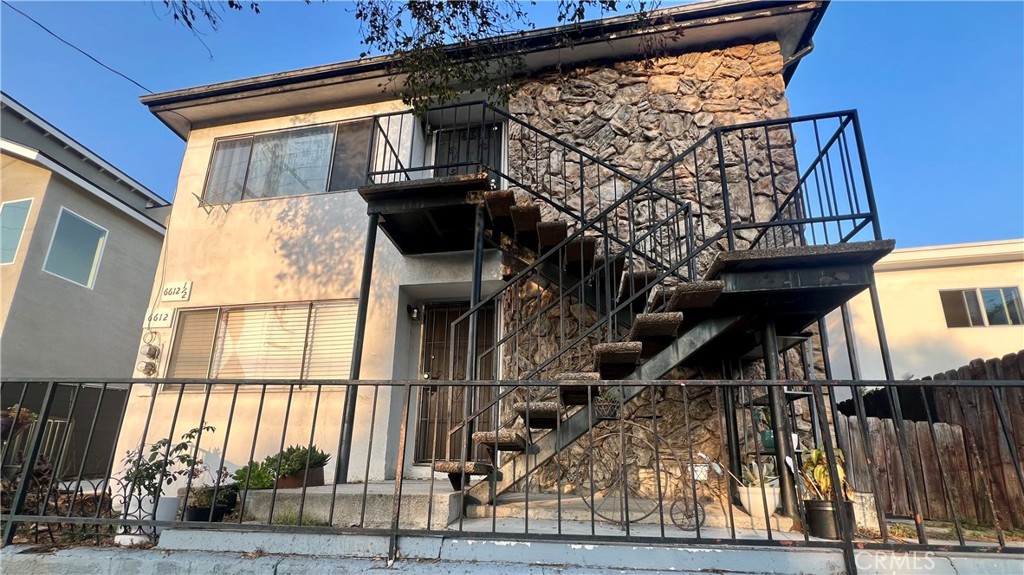 a view of a house with a window