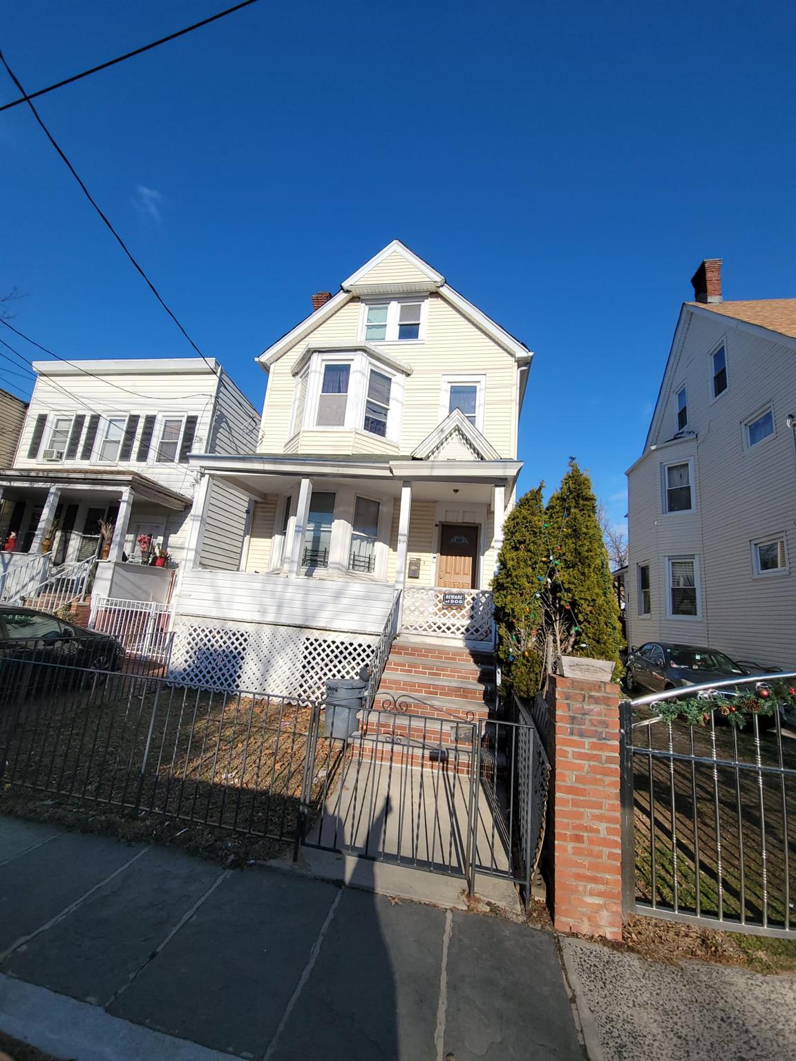 View of front facade with covered porch