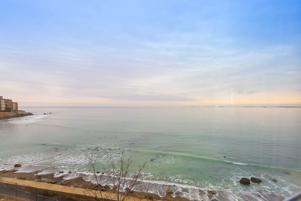 a view of an ocean beach