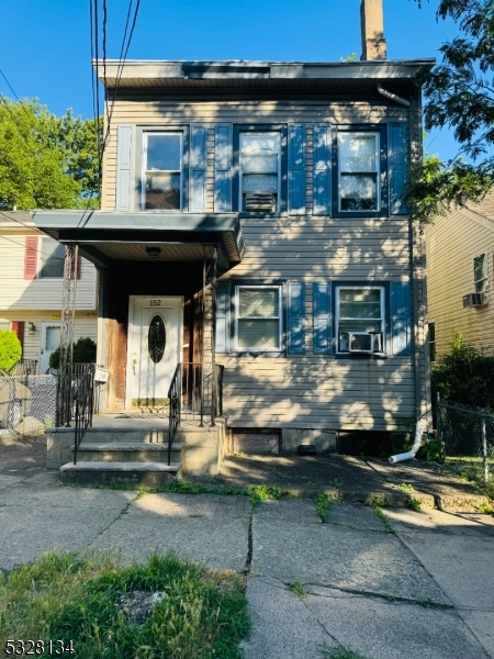 front view of a house with a porch