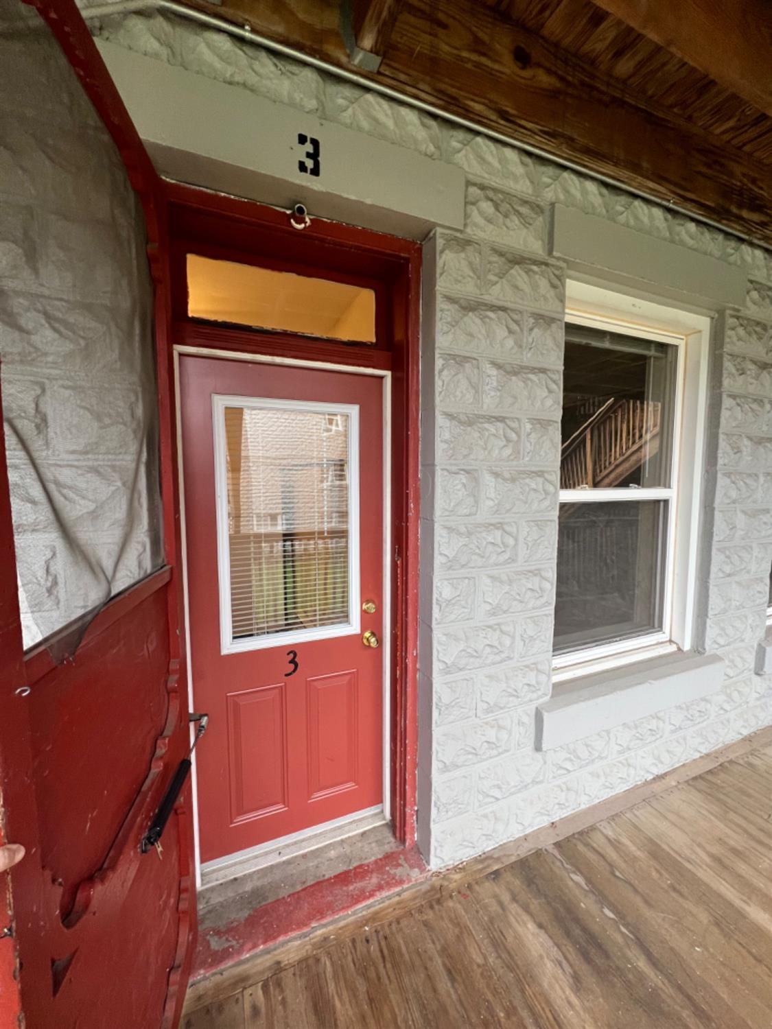 a view of front door of a house