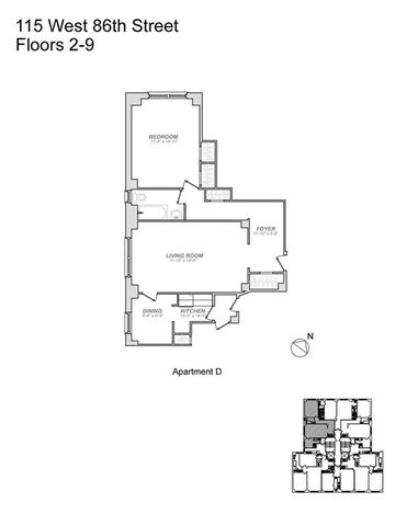 $5,400 | 115 West 86th Street, Unit 2D | Upper West Side