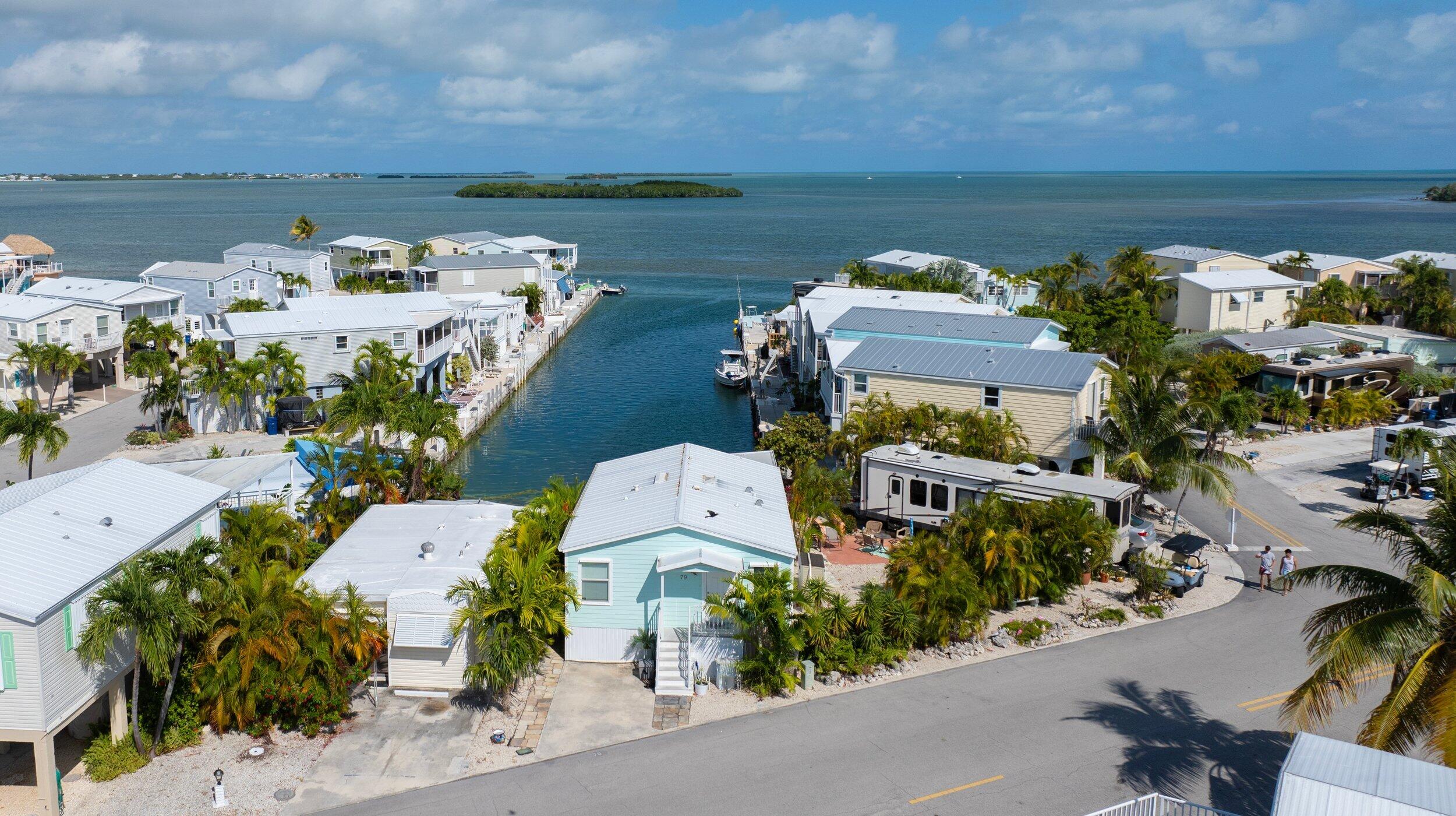 an aerial view of a house with a lake view