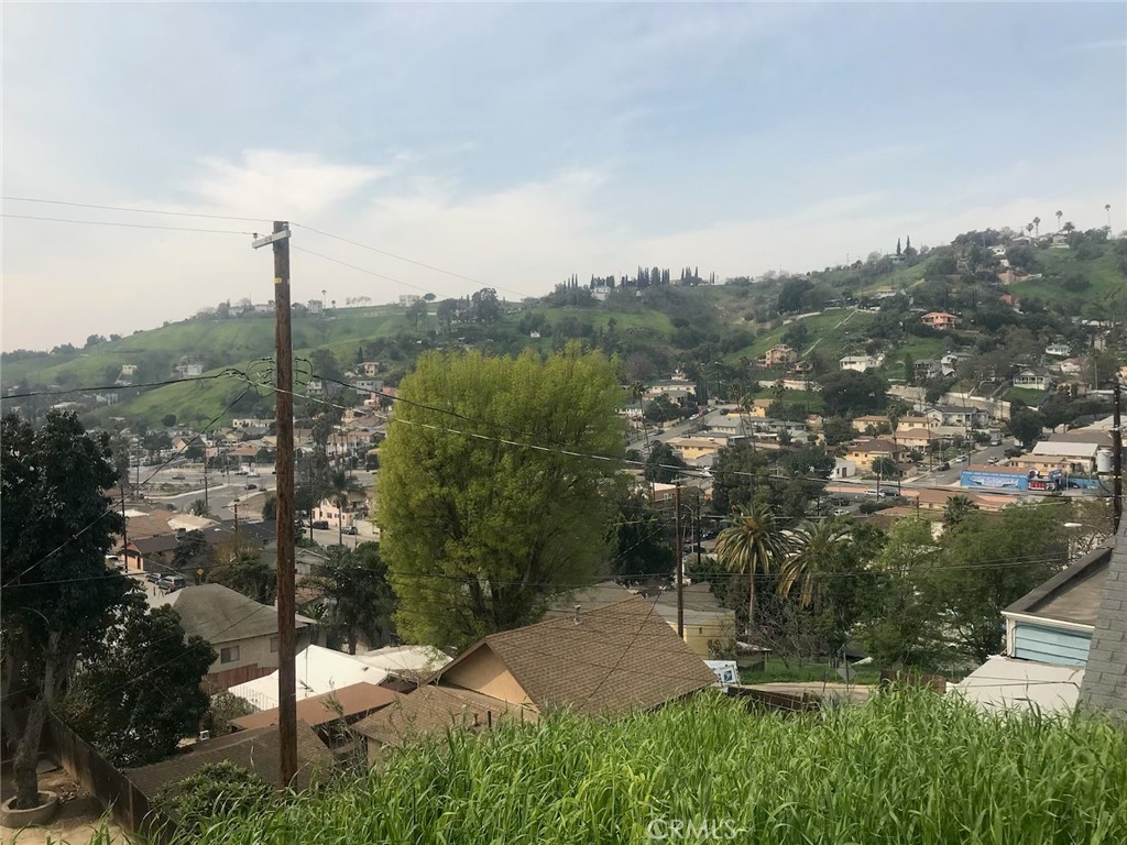 a view of a city with a lake view