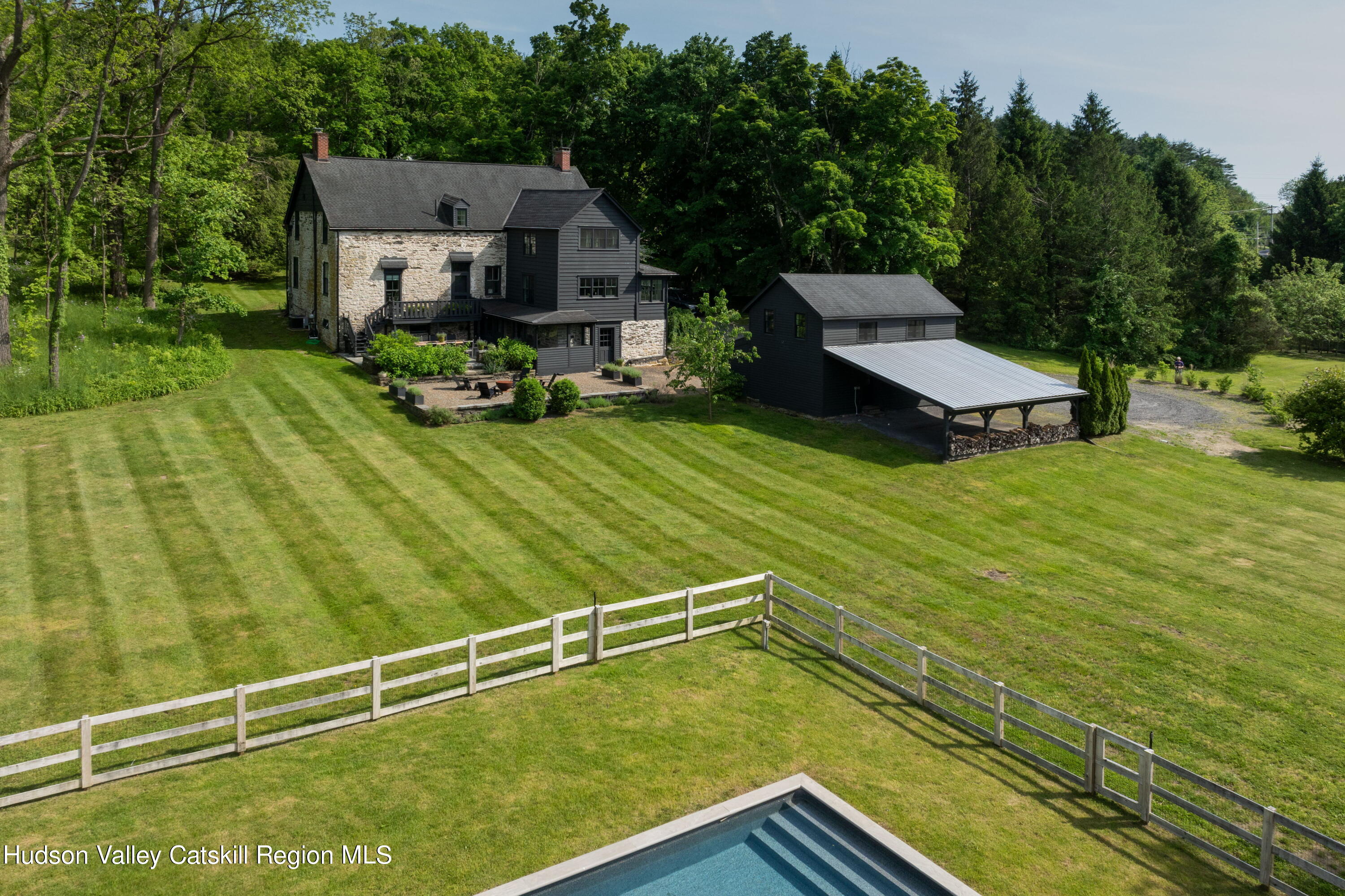 house and pool