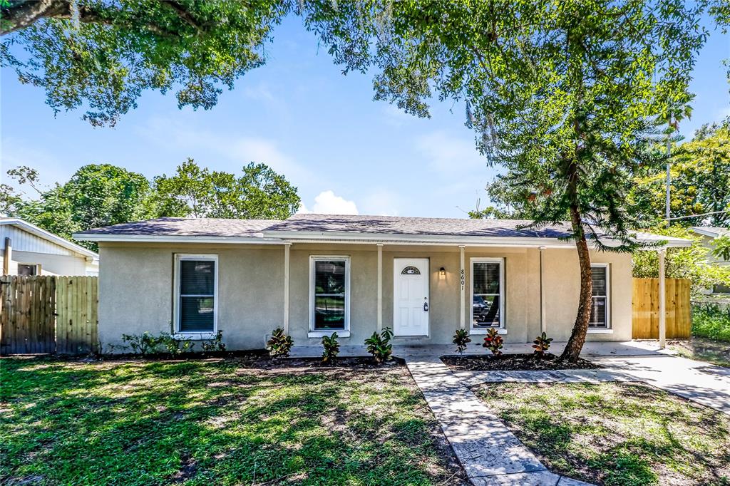 front view of house with a yard