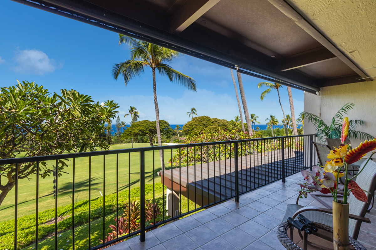 a view of a balcony