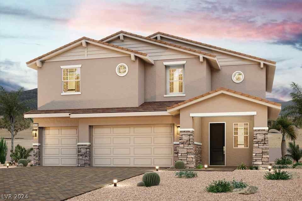 Plan 3418 - Craftsman Elevation ~ Rendering ~