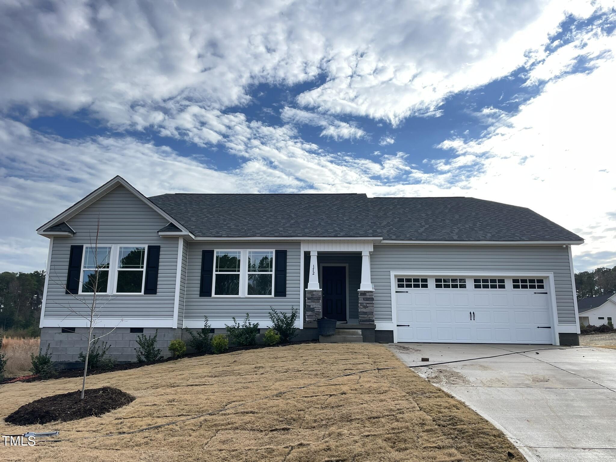 a view of a house with a patio