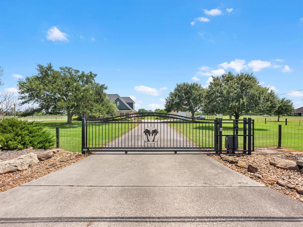 a view of a fence