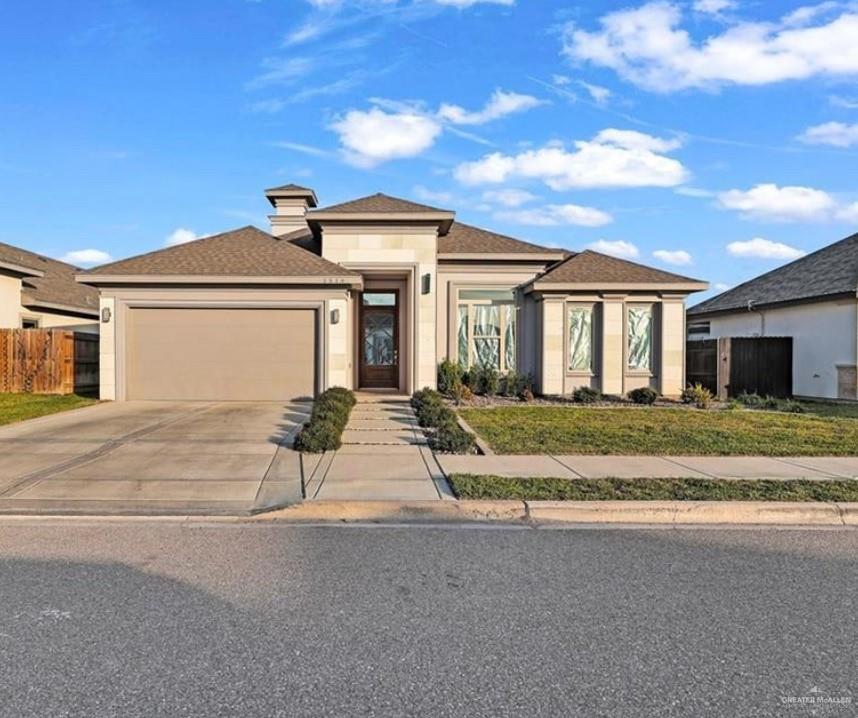 front view of house with a yard