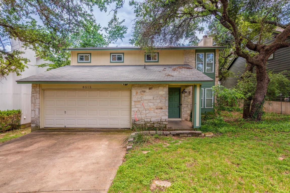 front view of house with a yard