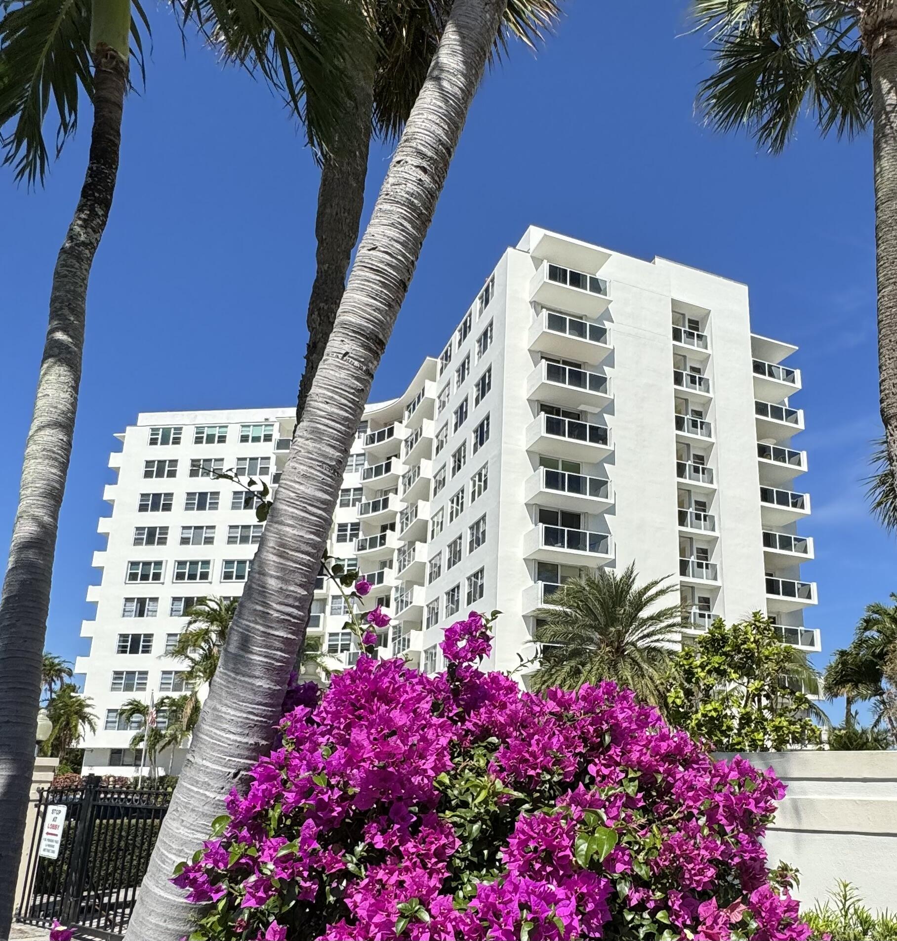 a building view with balcony and garden space