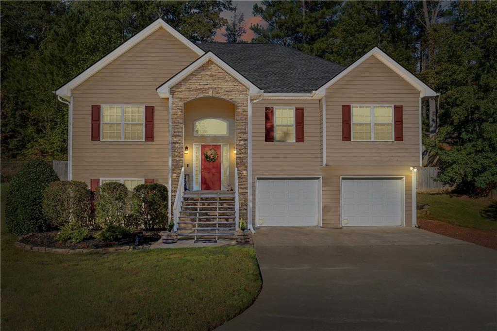 a view of house with outdoor space and street view