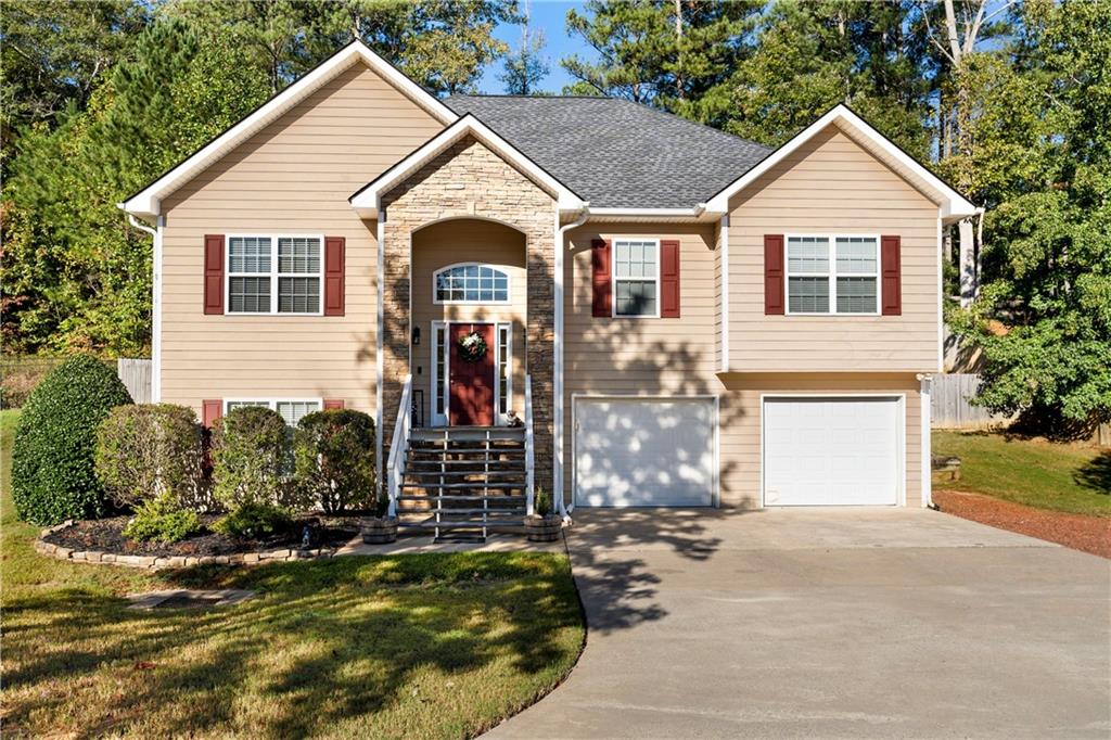 front view of house with a yard