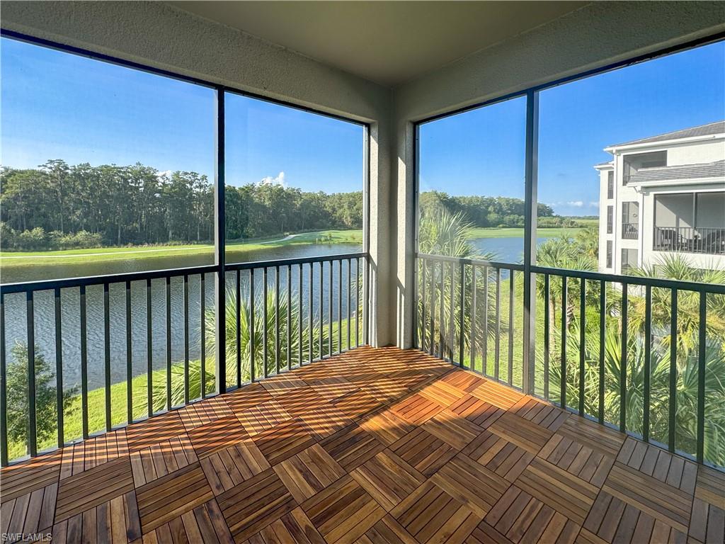 a balcony view with an outdoor view