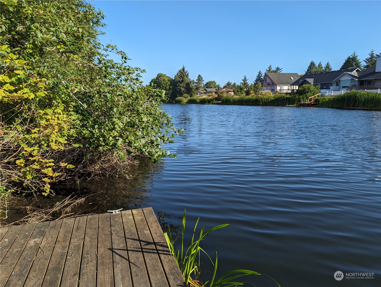 a view of a hardwood bridge