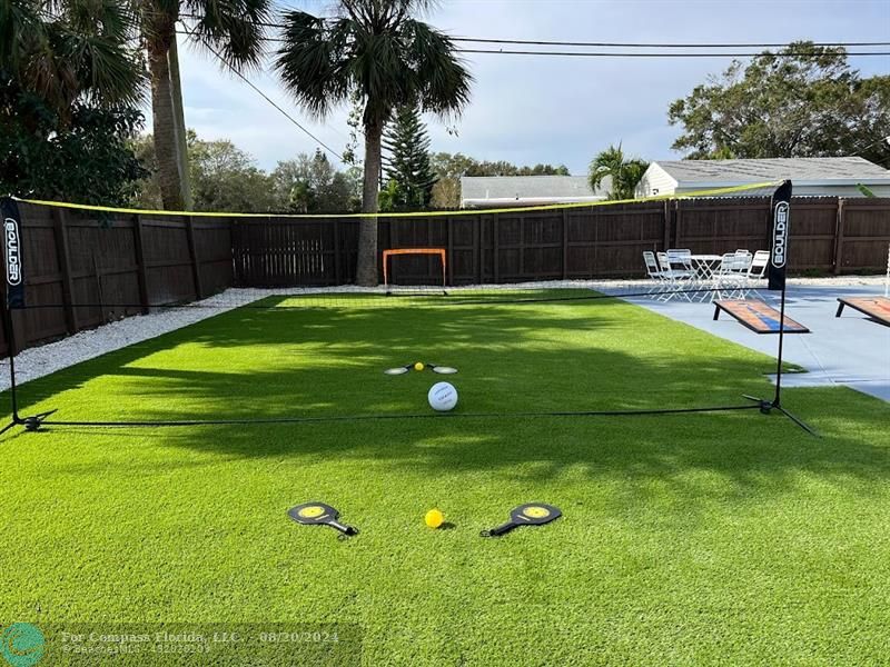 a view of an outdoor space and yard