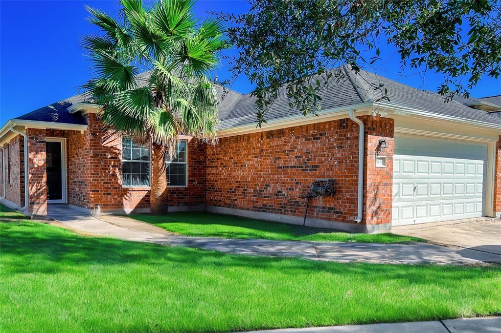 a view of a yard with an outdoor space