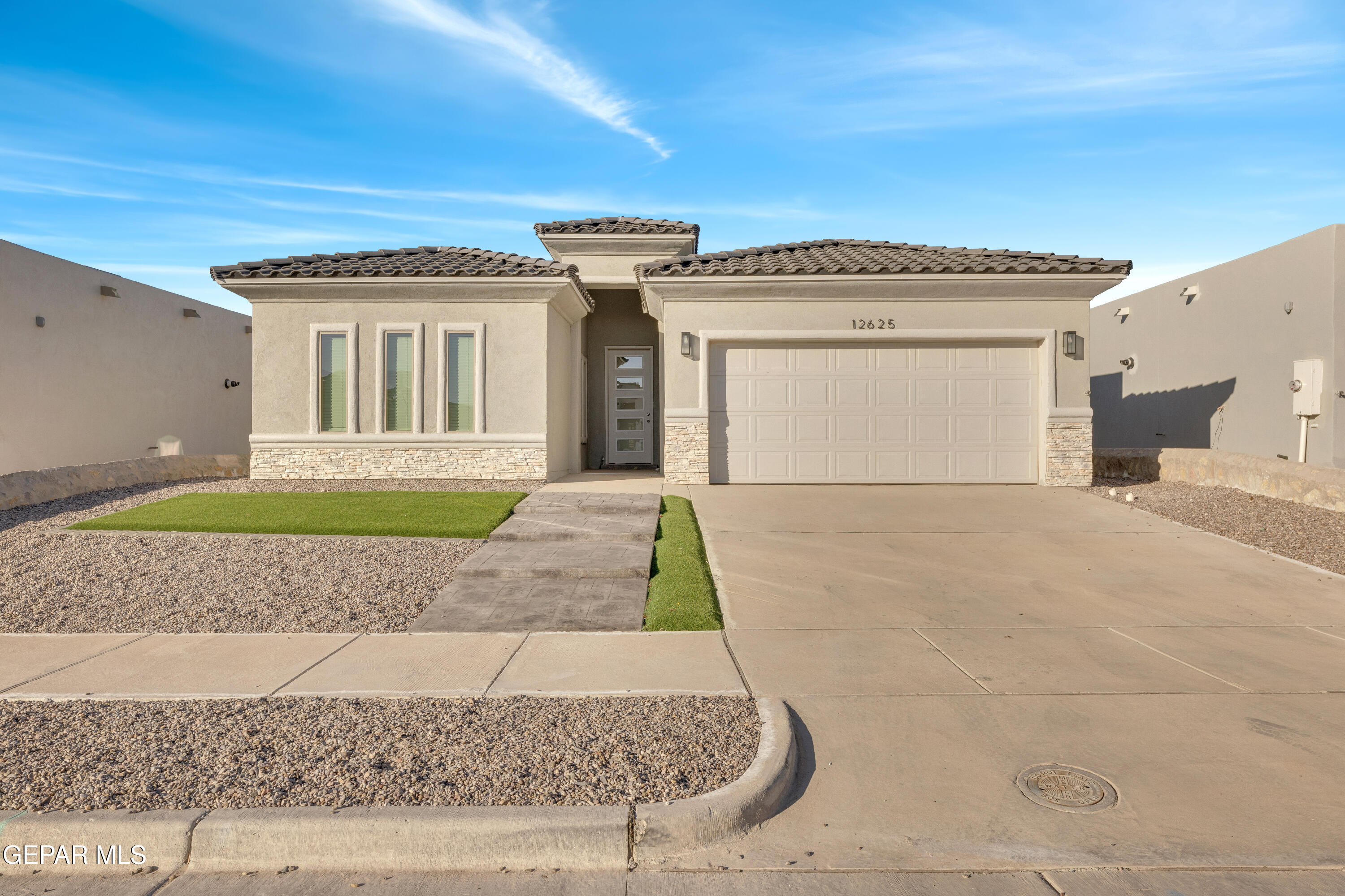 a view of a house with a outdoor space