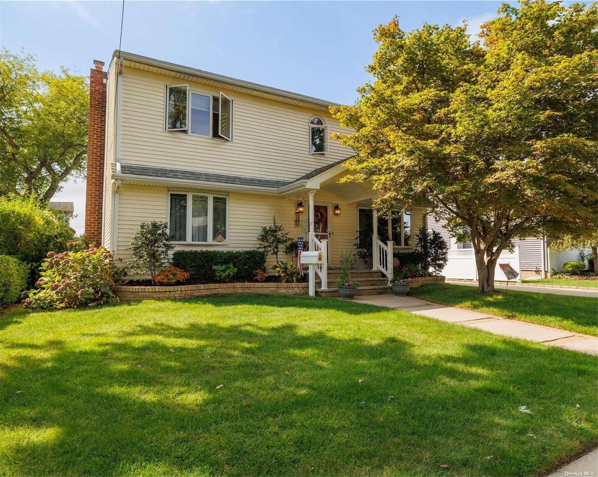 a view of a house with a patio