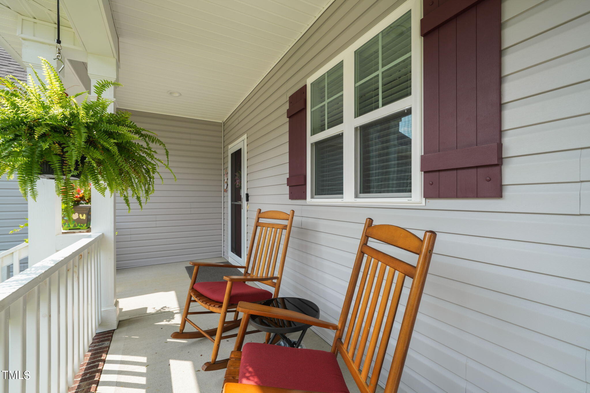 a view of outdoor seating space